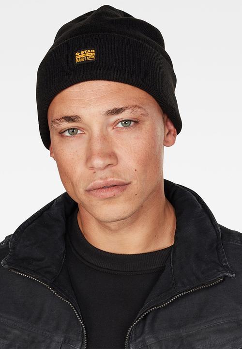 G-STAR - Effo beanie long - dark black