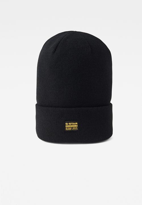 G-STAR - Effo beanie long - dark black