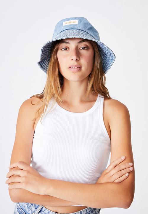 Rubi - Bianca bucket hat - blue
