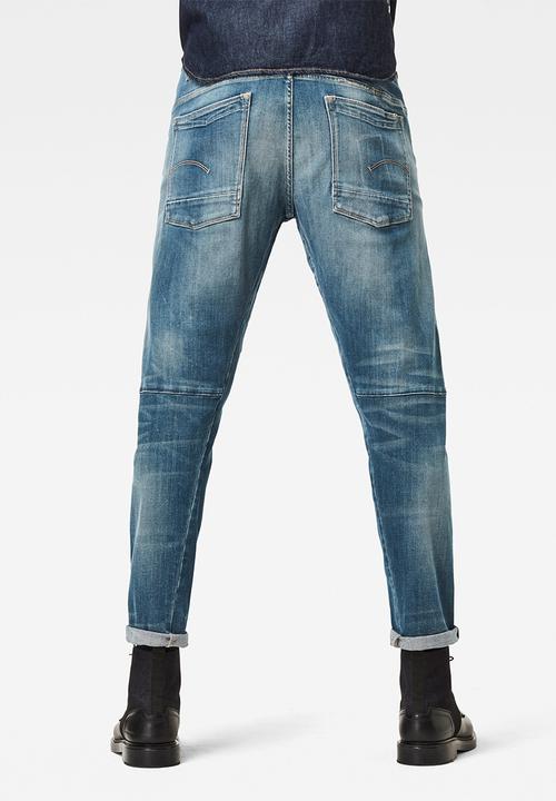 G-STAR - Scutar 3d slim-gorbi stretch denim - blue