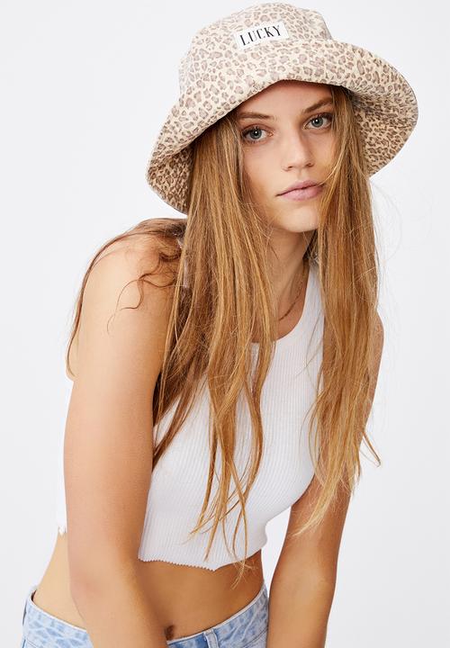 Rubi - Bianca bucket hat - beige 