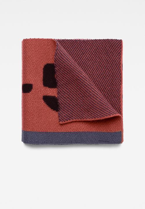 G-STAR - Effo vector scarf - red & blue 