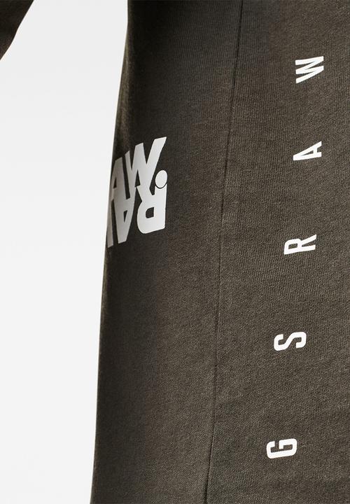 G-STAR - Multi logo+ korpaz r t long sleeve - grey 