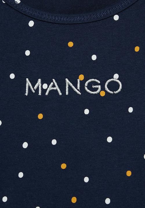 MANGO - Mangofi-h short sleeve tee - navy