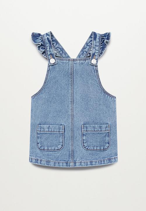 MANGO - Elva dungarees - open blue