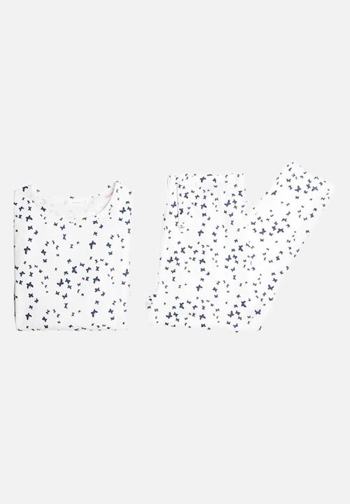 MANGO - Mariposa pyjamas - white
