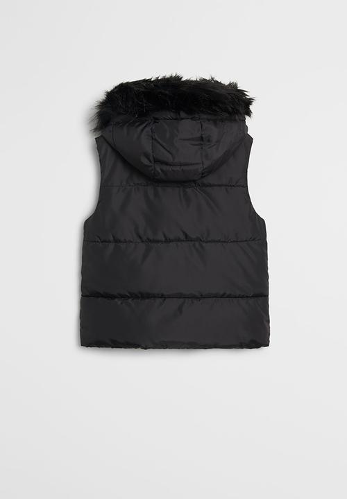 MANGO - Requel waistcoat - black