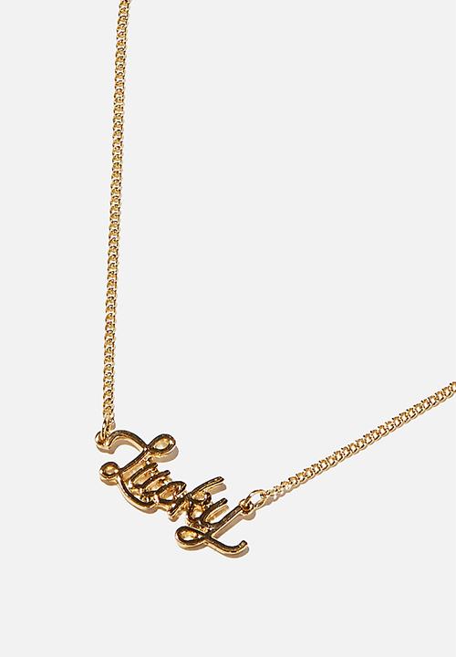 Rubi - Brighter days pendant necklace - gold