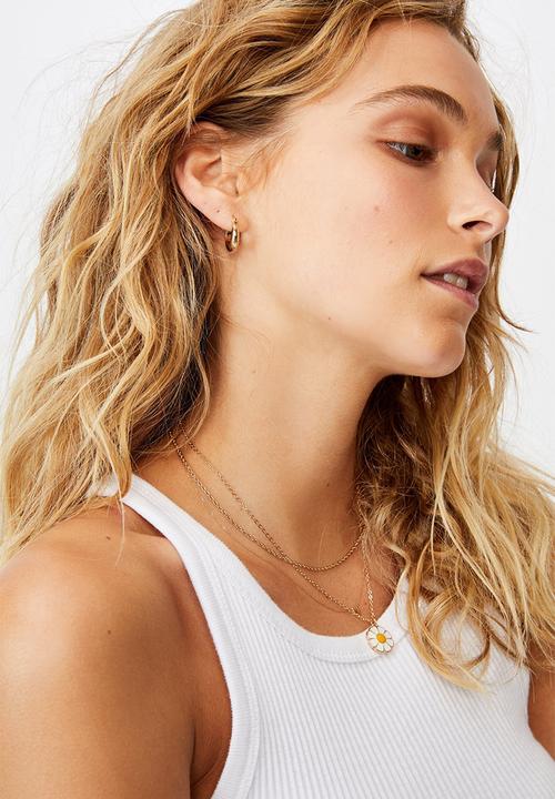 Rubi - Premium everyday hoop - gold plated small