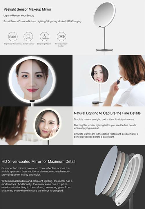 Yeelight - Sensor makeup mirror