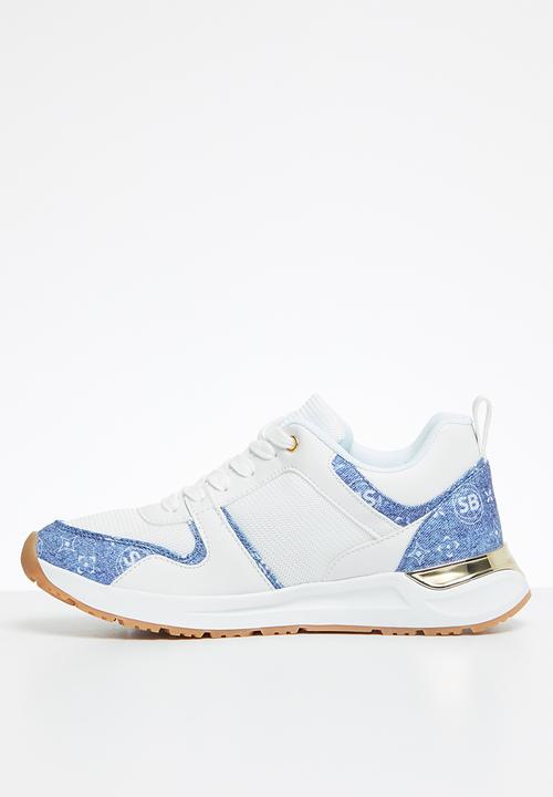 SISSY BOY - Styled to  go sneaker - white & blue 
