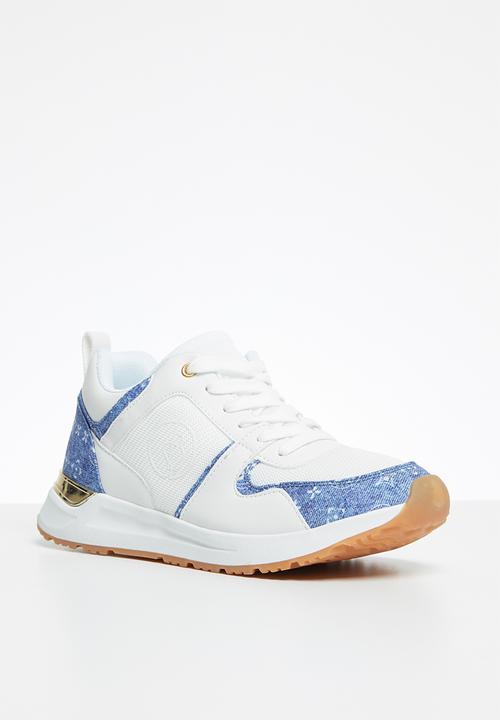 SISSY BOY - Styled to  go sneaker - white & blue 