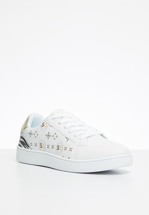 SISSY BOY - Zebra crossing sneaker - white