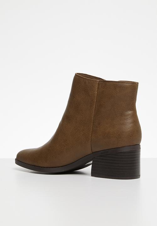 Call It Spring - Zipit boot - brown 