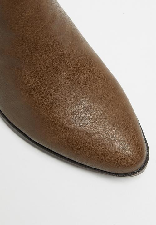 Call It Spring - Zipit boot - brown 