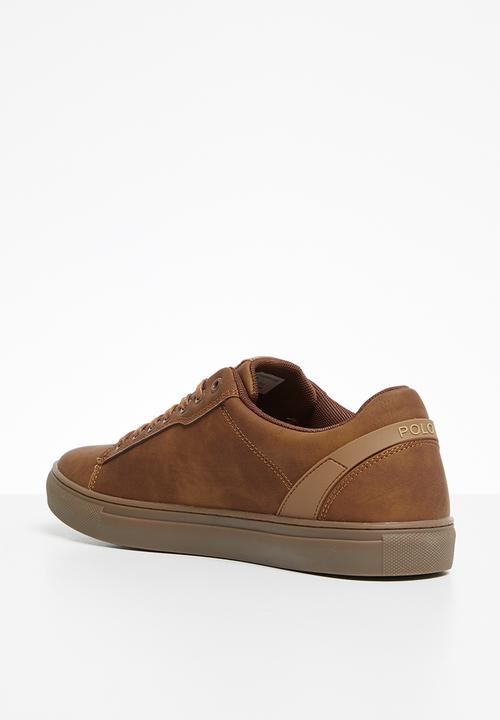 POLO - Cayden plain vamp sneaker - tan
