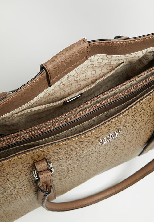 GUESS - Jensen bag - brown 