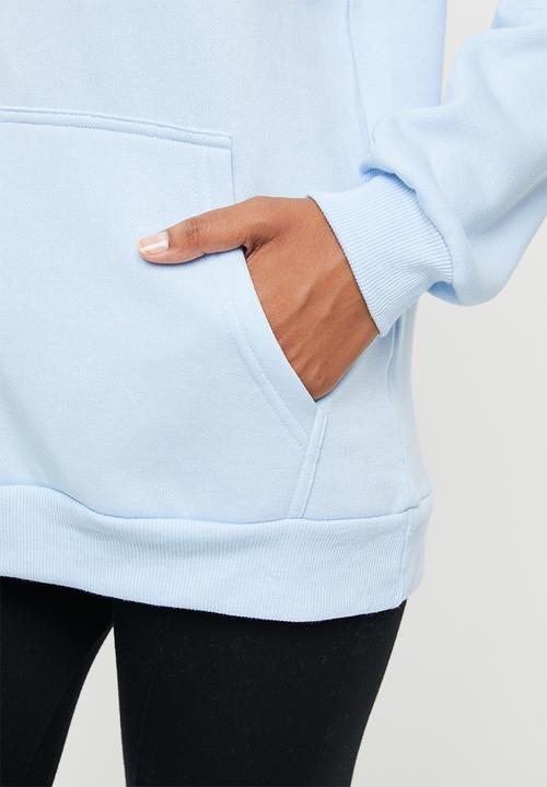 Factorie - Graphic hoodie - blue 