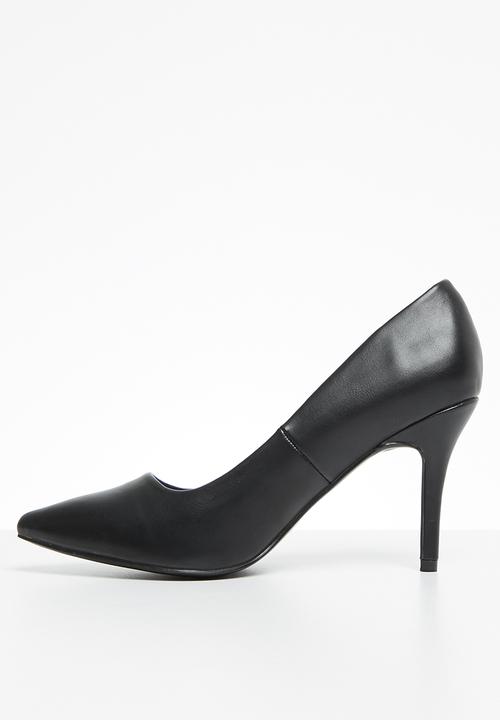 POLO - Aspen mid heel patent court - black