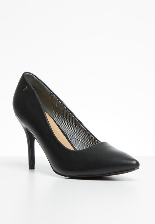 POLO - Aspen mid heel patent court - black