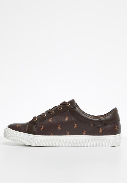 POLO - Valerie monogram sneaker - brown