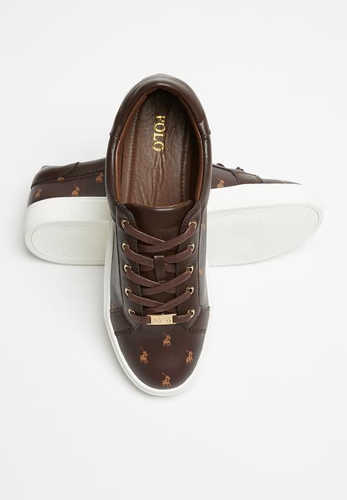 POLO - Valerie monogram sneaker - brown