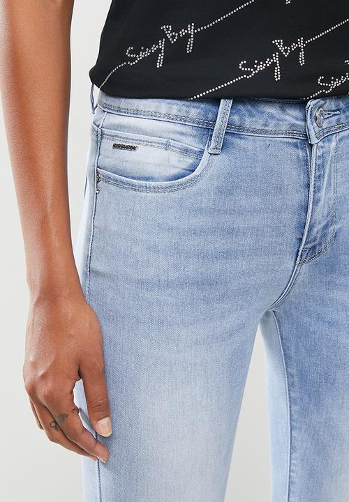 SISSY BOY - Check-it jon jon skinny - light blue
