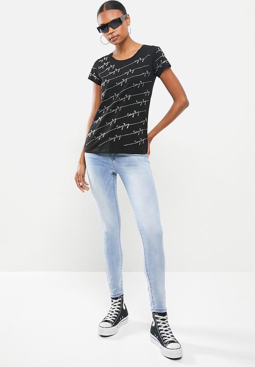 SISSY BOY - Check-it jon jon skinny - light blue