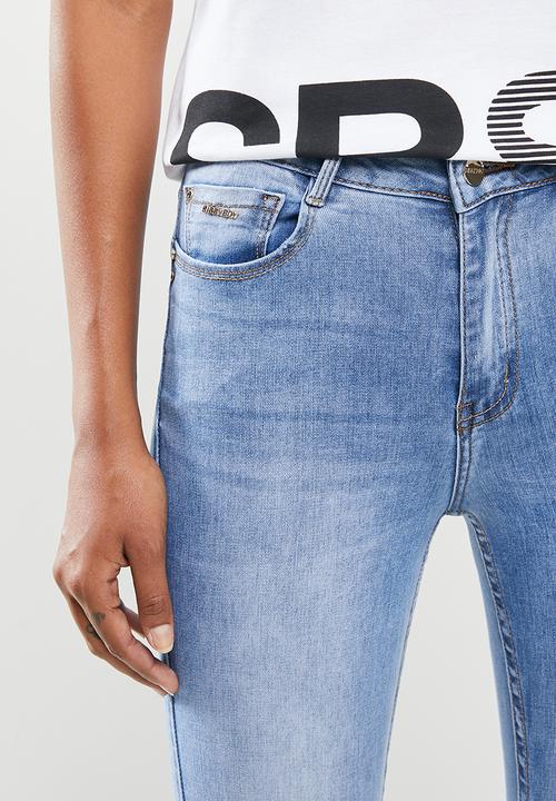 SISSY BOY - Costa chic axel skinny basic - medium blue 
