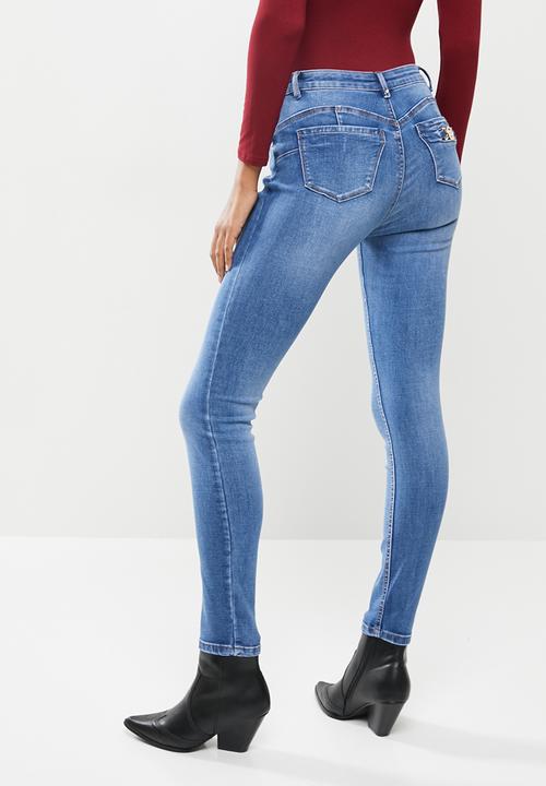 SISSY BOY - Blue ocean axel skinny bum booster - medium blue 