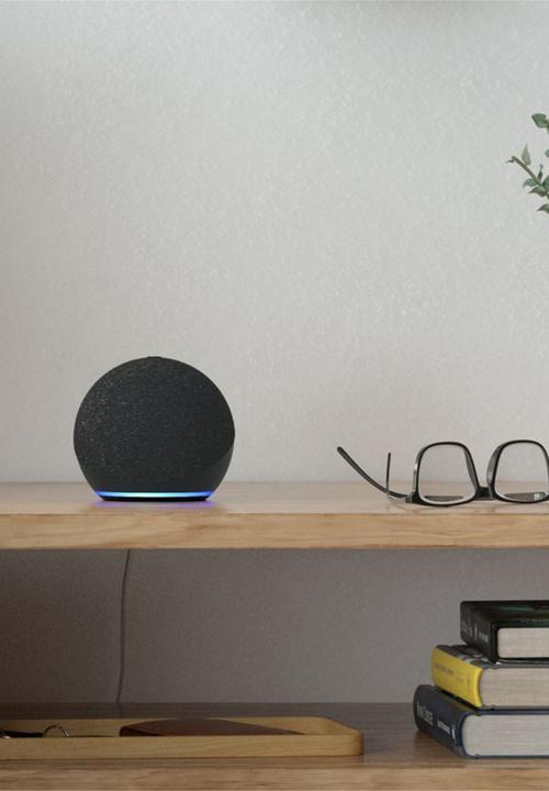 Amazon - Amazon Echo Dot 4th Generation Smart Speaker - charcoal