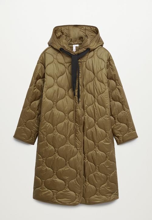 MANGO - Anorak gamba - khaki