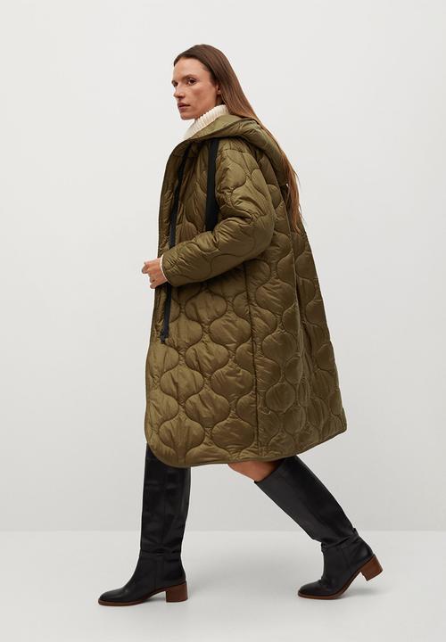 MANGO - Anorak gamba - khaki