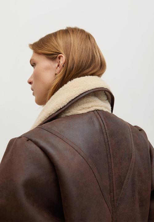 MANGO - Jacket atlanta - brown