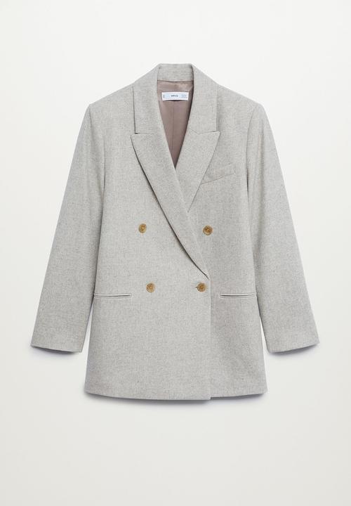 MANGO - Blazer olaf - grey