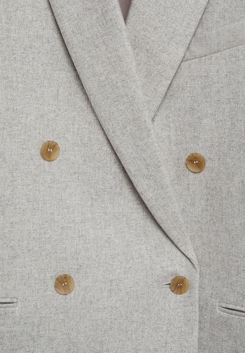 MANGO - Blazer olaf - grey