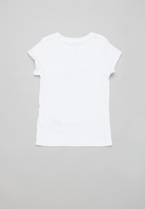 Converse - Converse girls chuck patch camo start tee - white