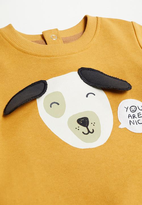 MANGO - Jefe sweatshirt - yellow