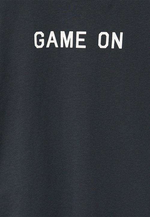 MANGO - Game on short sleeve tee - charcoal