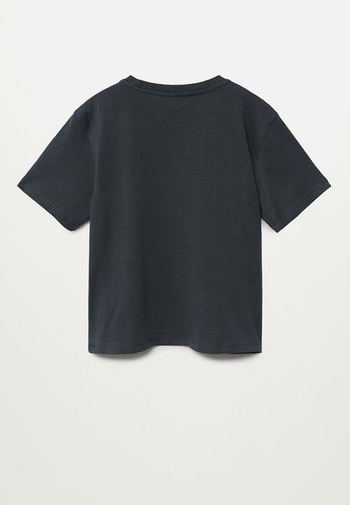 MANGO - Game on short sleeve tee - charcoal