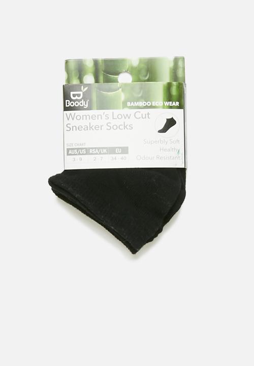 BOODY - Low cut/ sneaker socks - black