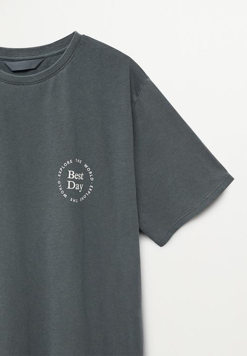 MANGO - Best short sleeve tee - grey
