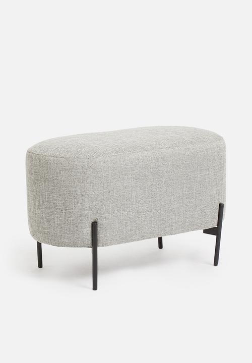 Sixth Floor - Parc ottoman - grey