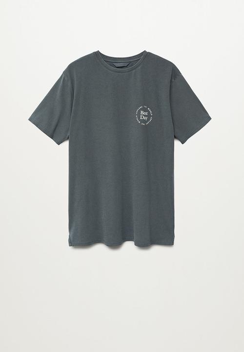 MANGO - Best short sleeve tee - grey