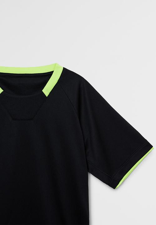 MANGO - George short sleeve tee - black
