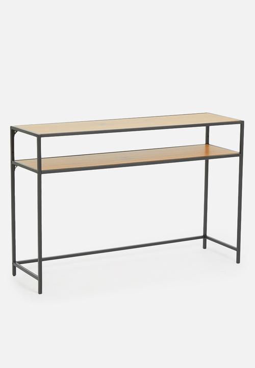 Sixth Floor - Seaford console - natural & black