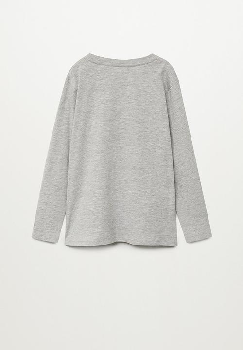 MANGO - Berlin tee - grey