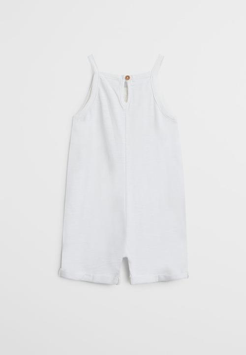 MANGO - Wanda playsuit - white