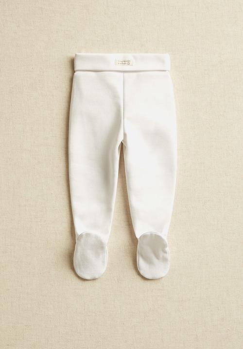 MANGO - Polaina trousers - white