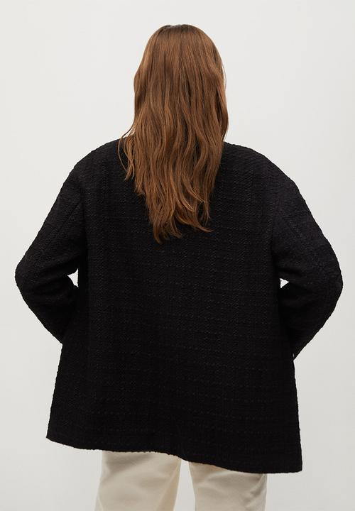 MANGO - Jacket canela - black